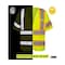 Northmon Safety Hi Vis Short Sleeve Mesh Safety Vest - ANSI Class 3 - Large NM-SV-102-YW-L - alternate 6